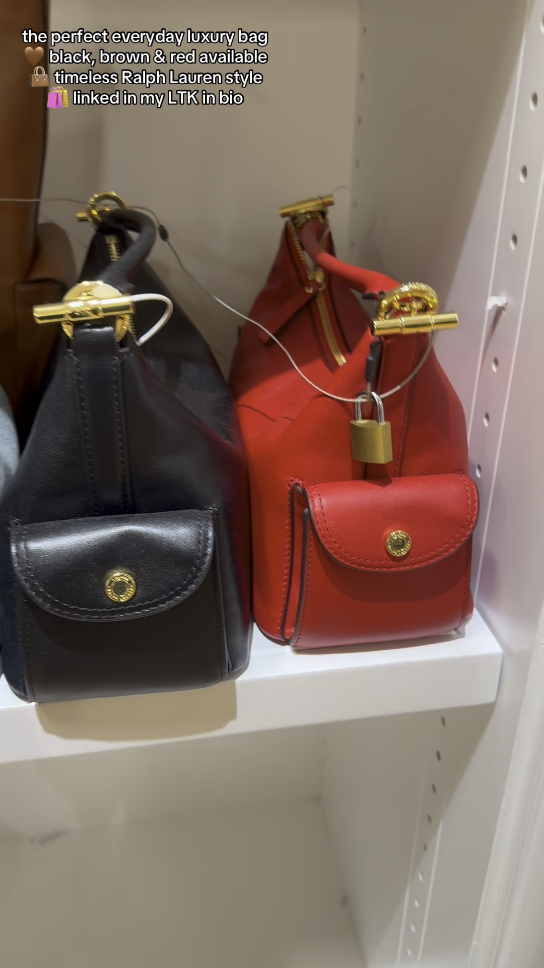 quiet luxury with a pop of red ❤️ this lauren ralph lauren shoulder bag is the perfect statement piece — chic, timeless, and fits every outfit effortlessly ✨ linked in my LTK 🛍️

#LTKActive #LTKgrwm #LTKxMadewell