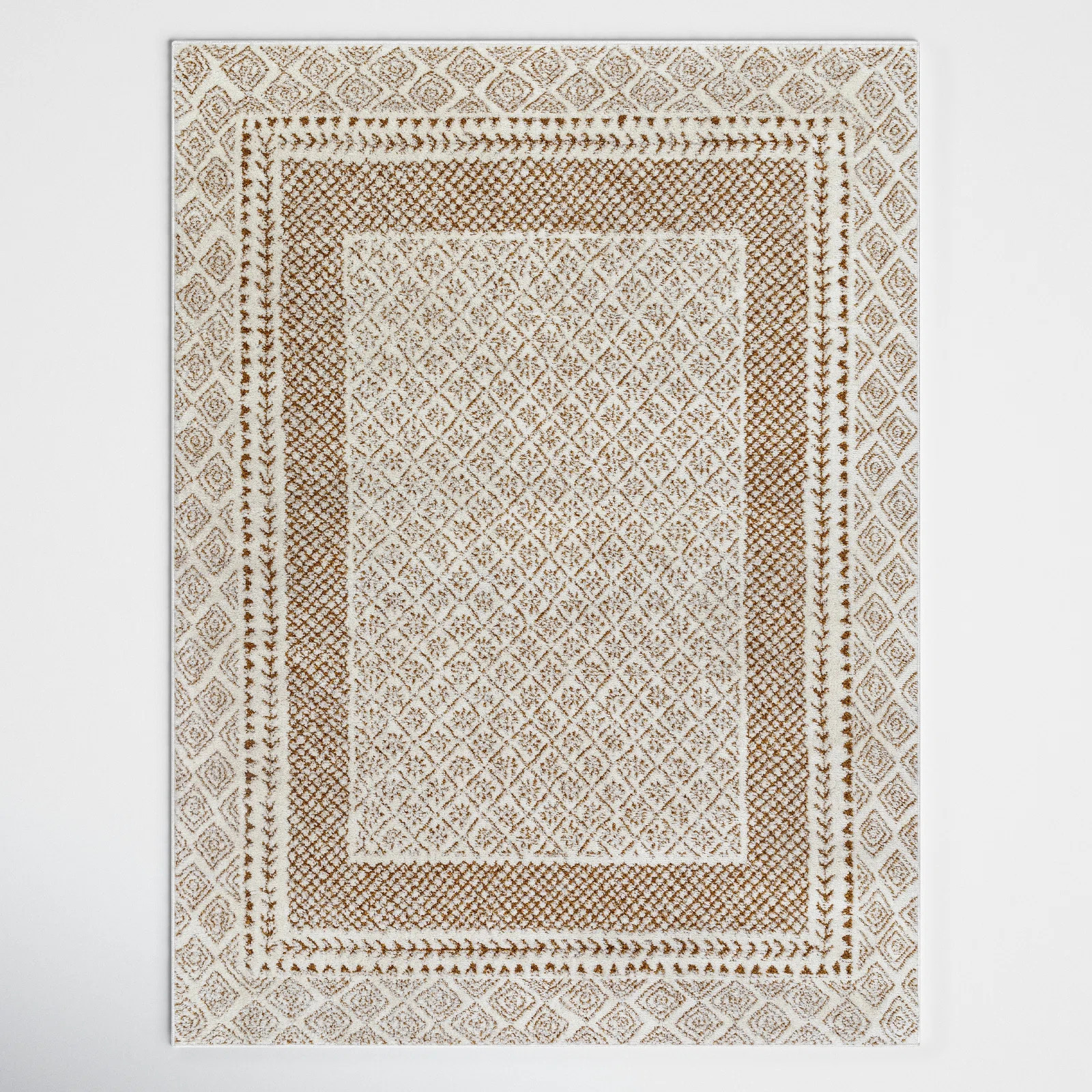 Calvo Machine Woven Oriental Brown Area Rug | Wayfair North America