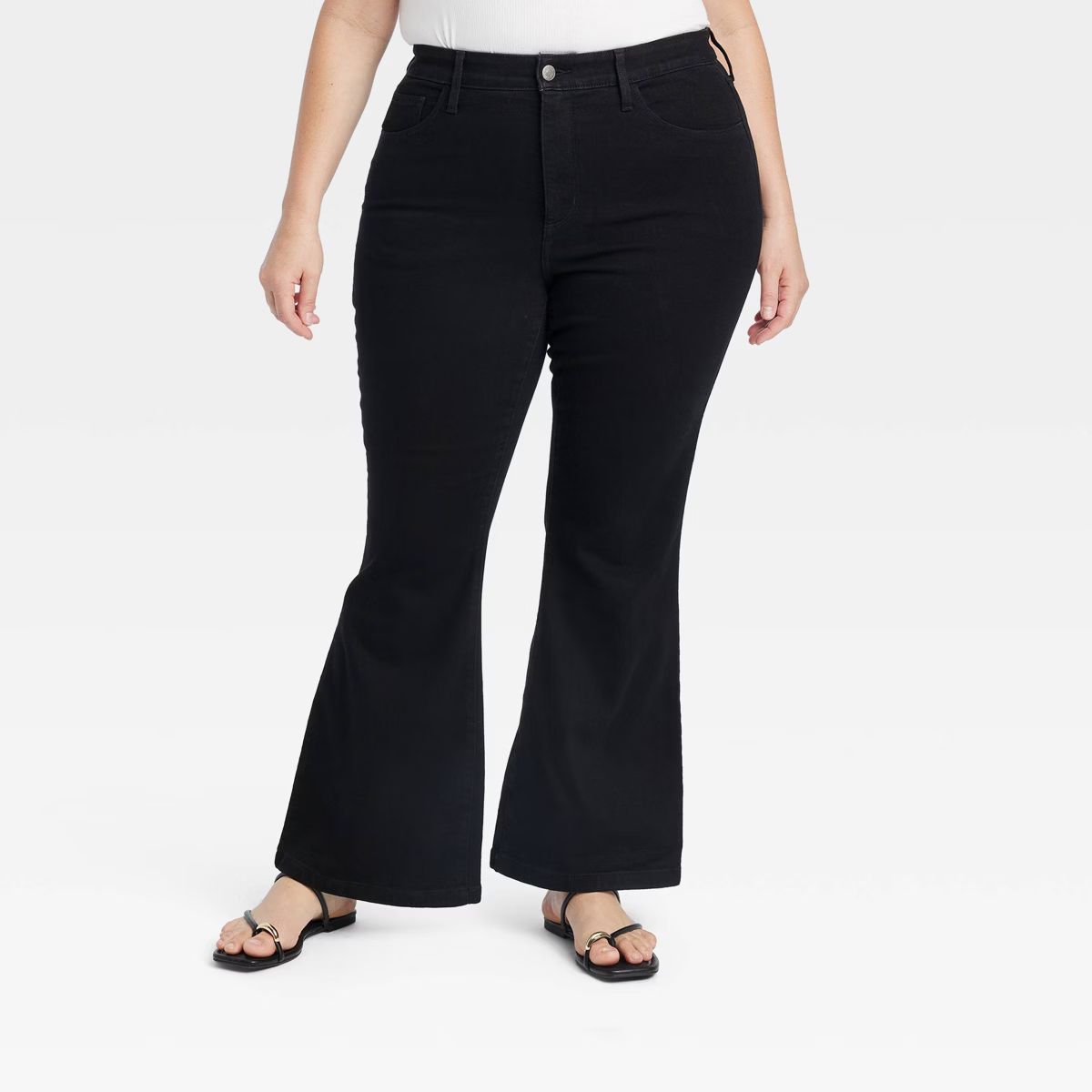 Women's High-Rise Relaxed Flare Jeans - Ava & Viv™ | Target