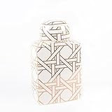 8 Oak Lane EN067SML Ceramic Gold Cane Ginger Jar- Small, | Amazon (US)