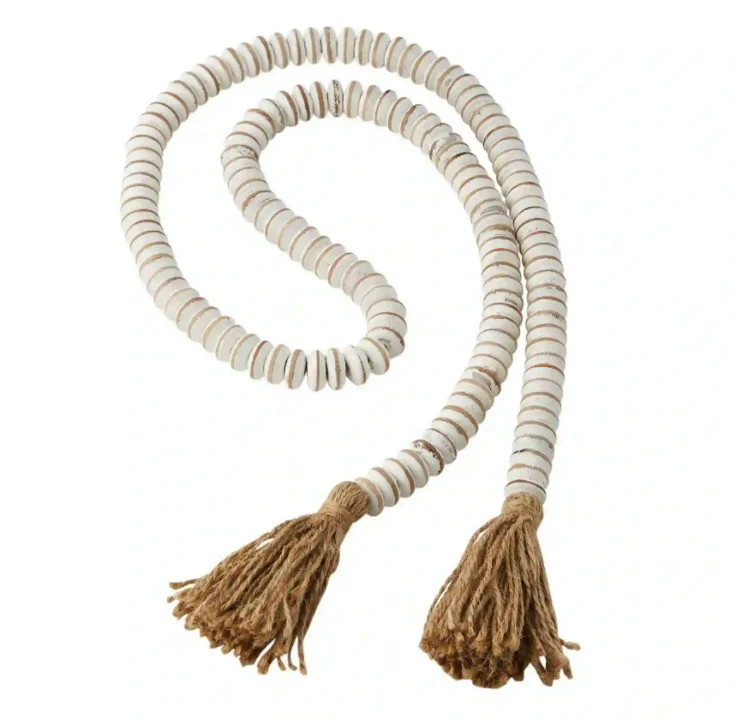 WHITE BEADED ROPE | 305 Deco Living & Co