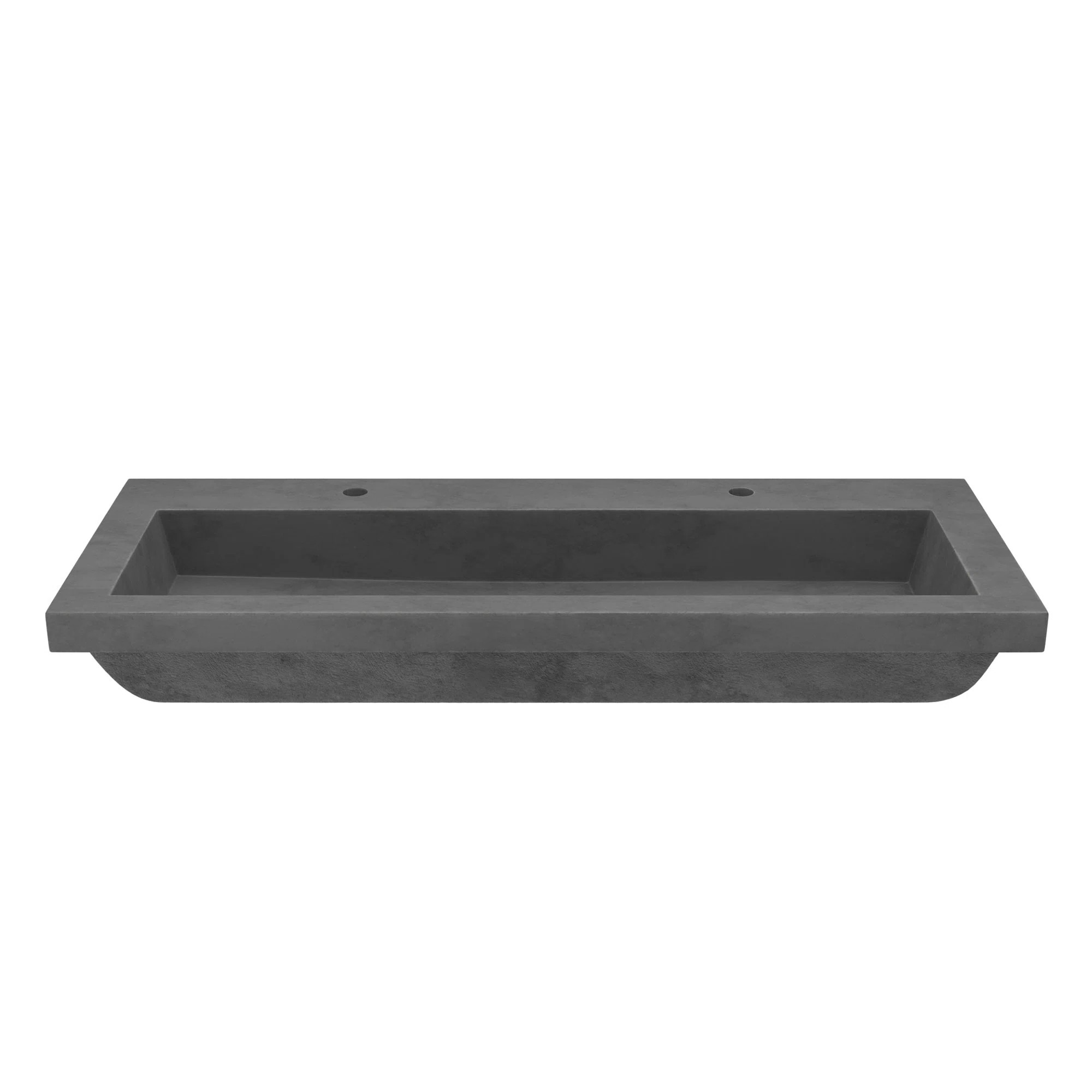 NSL4819-S Trough Concrete Handmade Rectangular Drop-in Bathroom Sink | Wayfair North America