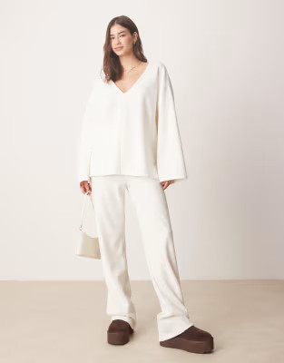ASOS DESIGN co-ord soft touch winter white - WHITE | ASOS | ASOS (Global)