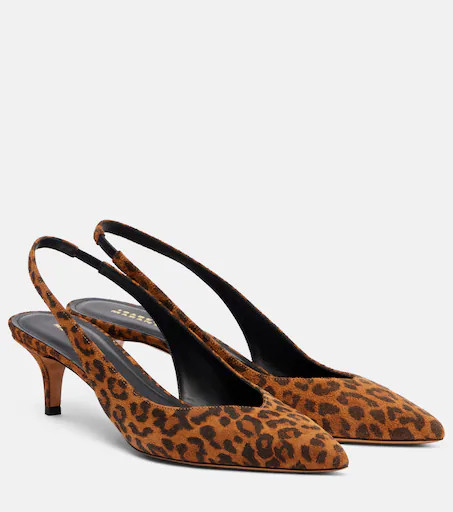 Slingback-Pumps Padim 50 aus Veloursleder | Mytheresa (DACH)