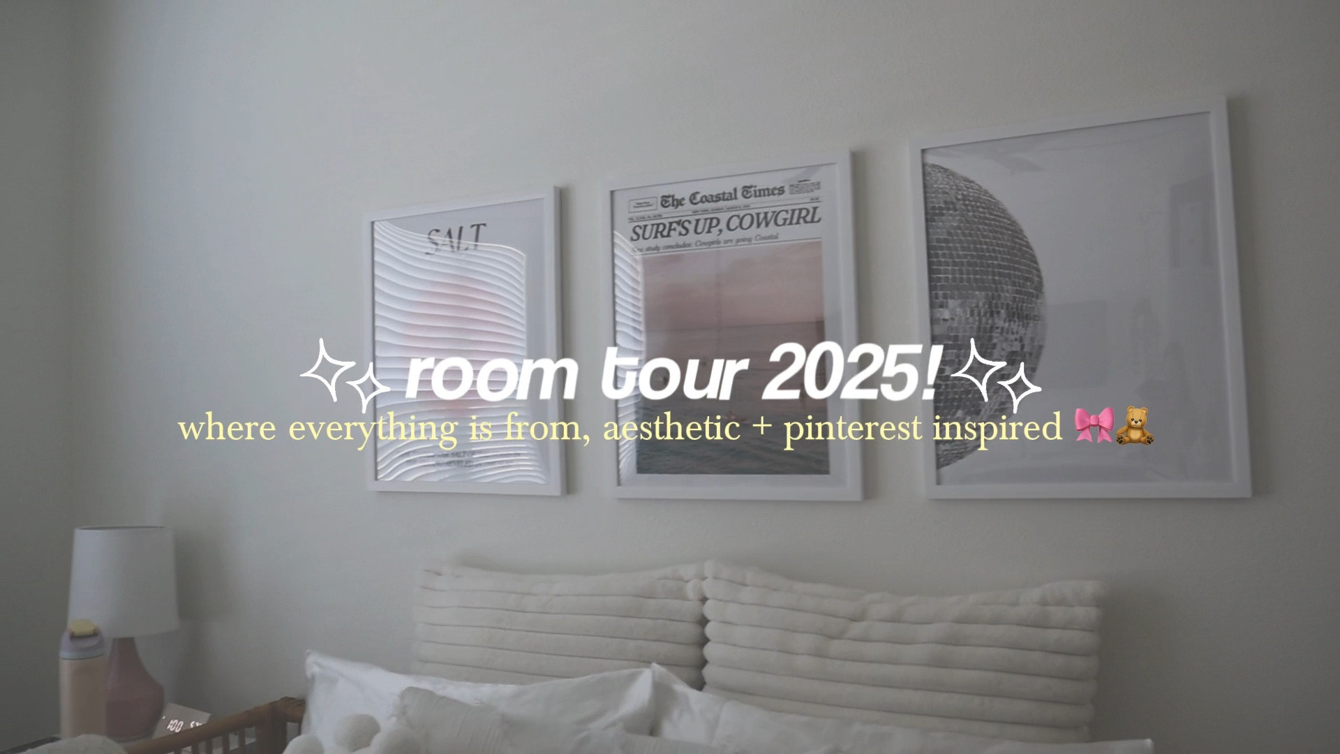 ROOM TOUR 2025 decor links! 🎀 #roomdecor #aestheticroom #roominspo