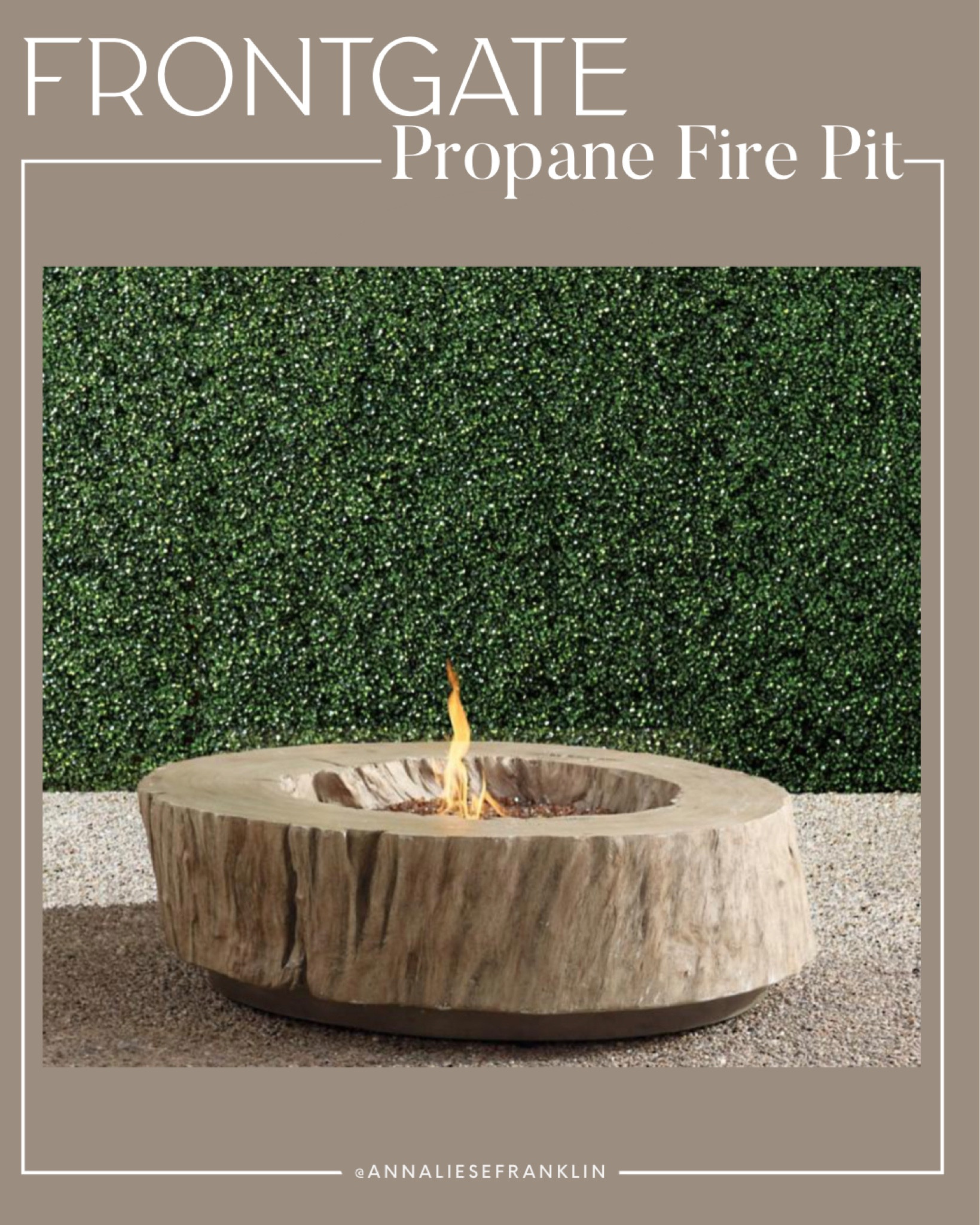 Fire pit • backyard decor • frontgate • home decor • root fire pit • can be converted to natural gas • 

#LTKsalealert #LTKhome #LTKSeasonal
