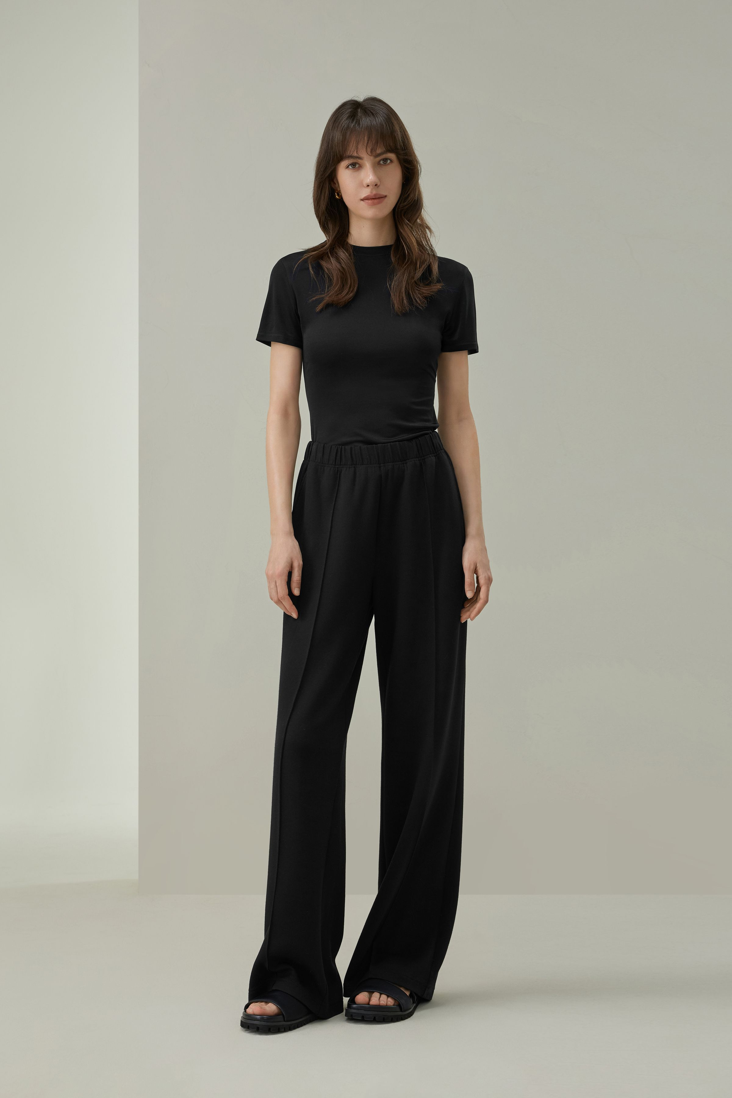 SILKAIRY® Wide Leg Lounge Trousers | LILYSILK