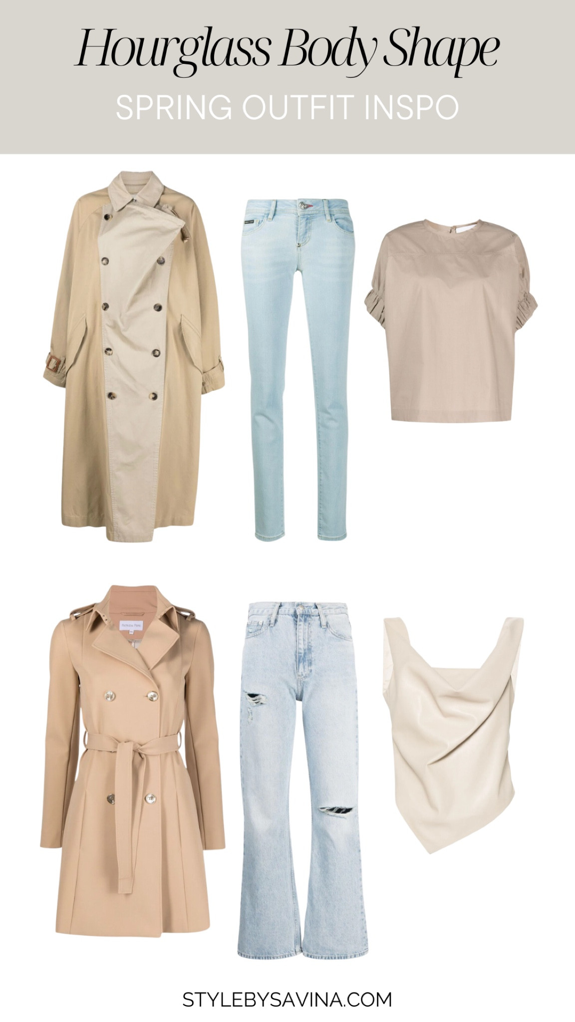 hourglass body shape - spring outfit idea