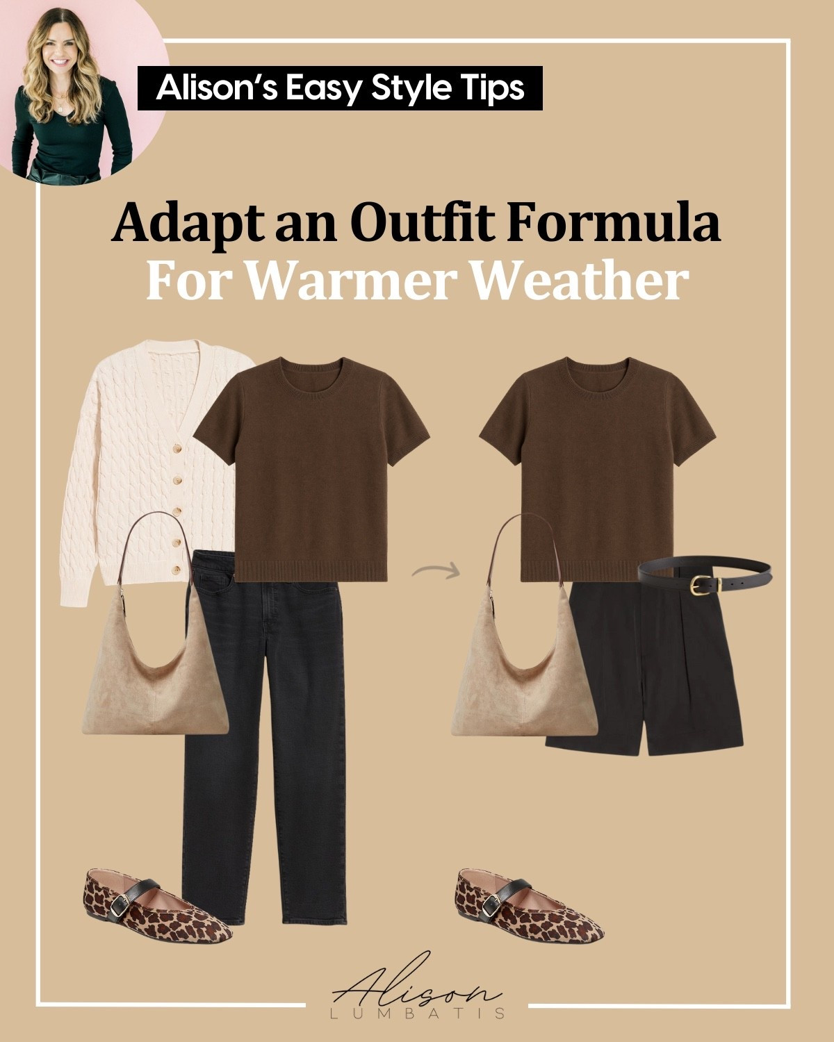 Even though we’re heading into the winter months, I know not everyone lives in a cooler climate (or maybe you just run warm!). If layering isn’t realistic where you are but you still want to look pulled together, here are some easy swaps to try instead:

✨ Add a belt
✨ Add a piece of statement jewelry
✨ Add a hat
✨ Add a hair accessory
✨ Add a scarf or charm to your bag

These simple touches create the same visual interest as layers—without the extra warmth. 

#LTKSeasonal #LTKOver40 #LTKStyleTip