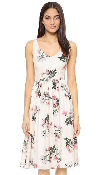 Emeli Rose Garden Midi Dress | Shopbop
