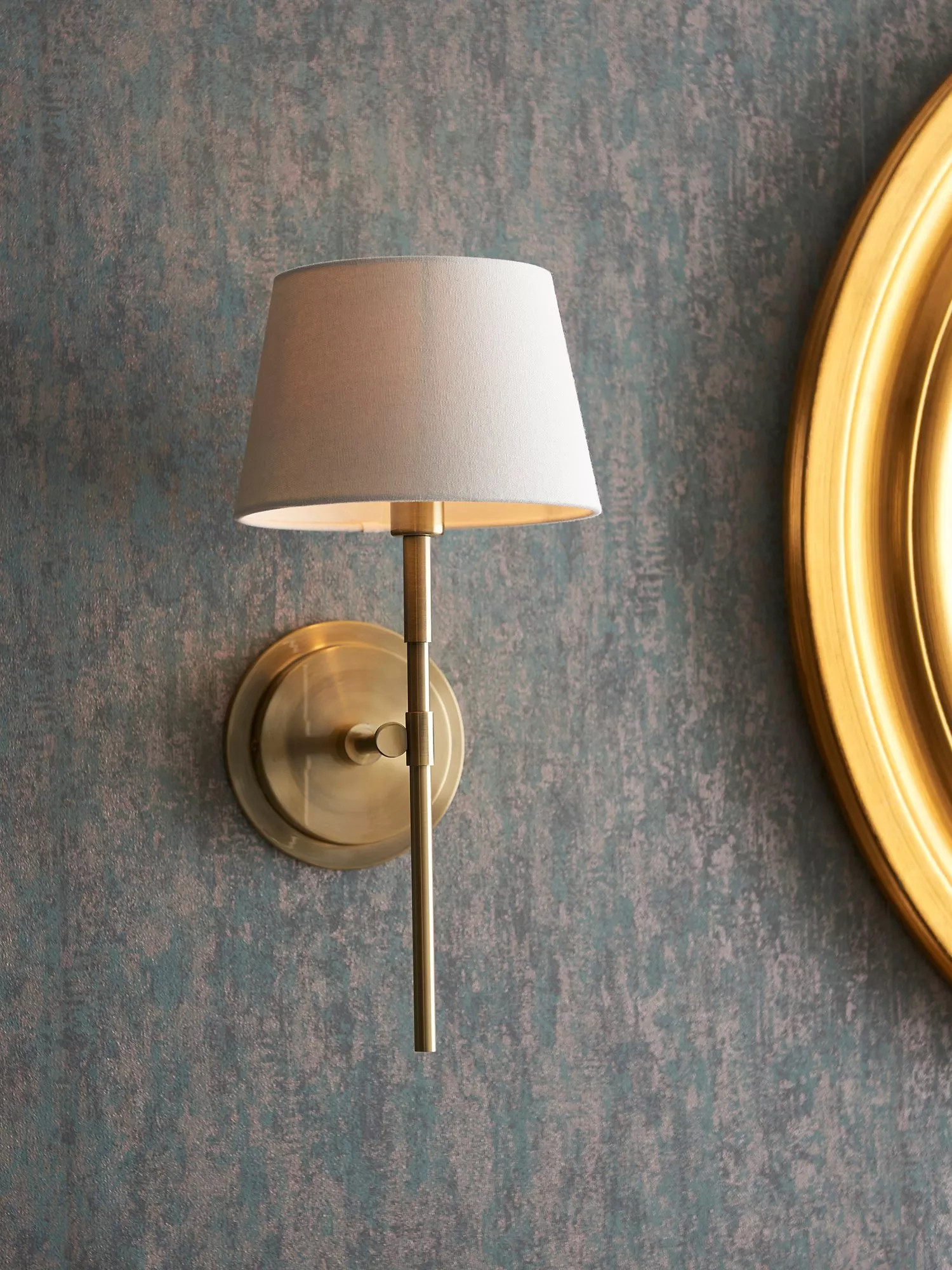 Laurel Wall Light, Gold | John Lewis (UK)