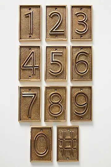 Maribel House Numbers | Anthropologie (US)