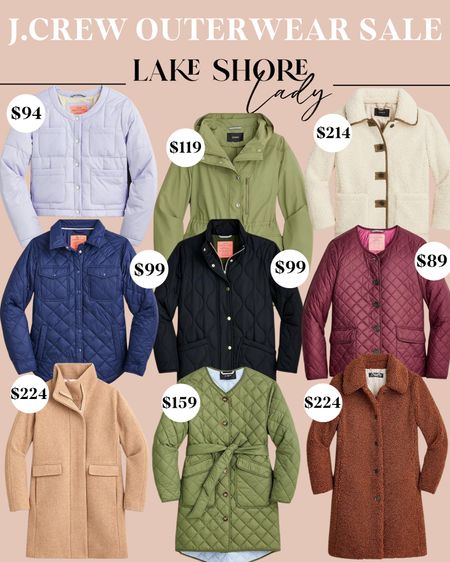 Outerwear sale! 

Outerware - sale - j crew coats - winter coats - fall fashion 

#LTKstyletip #LTKworkwear #LTKSeasonal