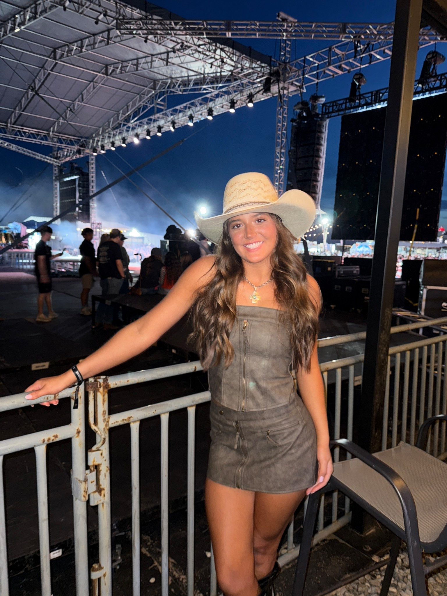 Calf Fry day 1 outfit!
Straw is custom made by Wilde Spade Hat Bar in Stillwater, OK! Turquoise necklace is from The Roseberry in Amarillo, TX!

#LTKStyleTip #LTKSummerEdit #LTKSeasonal