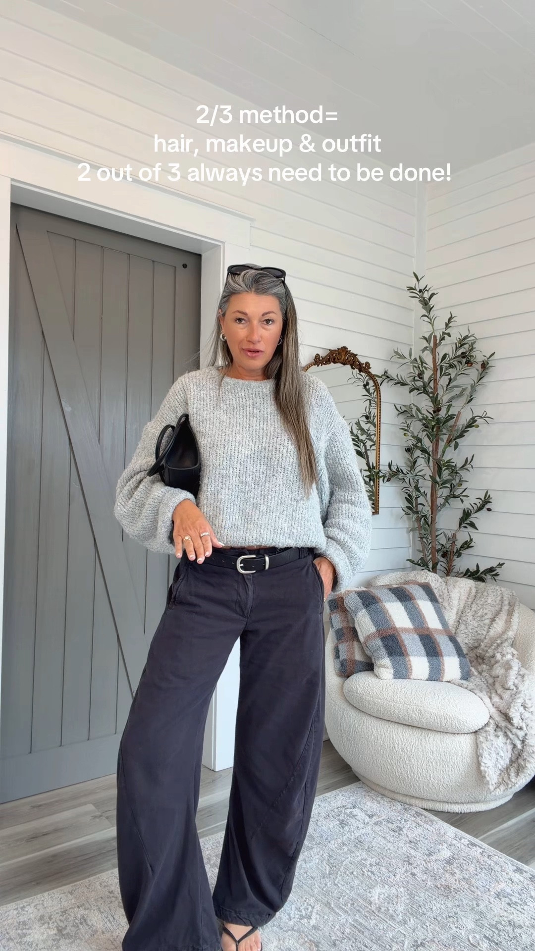 Casual ootd 
Sweater M/L
Pants TTS
Shoes TTS

#LTKmomlife #LTKOver40 #LTKootd