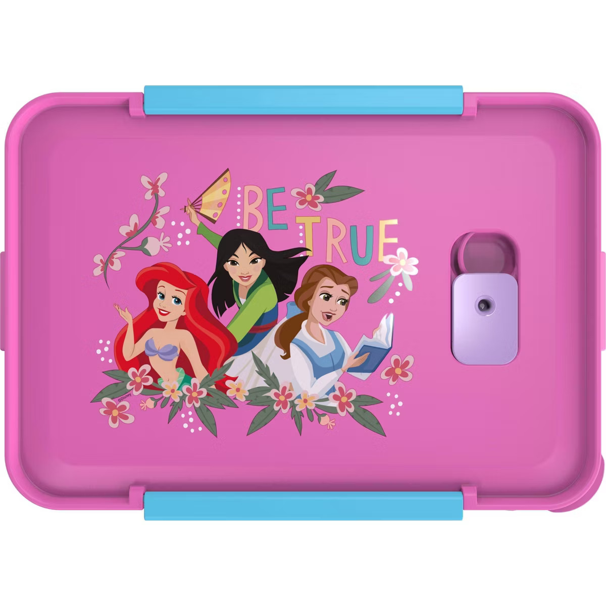 Disney Princess Plastic 3-Section Seal Food Storage Container - Zak Designs: Kids Bento Lunchbox,... | Target