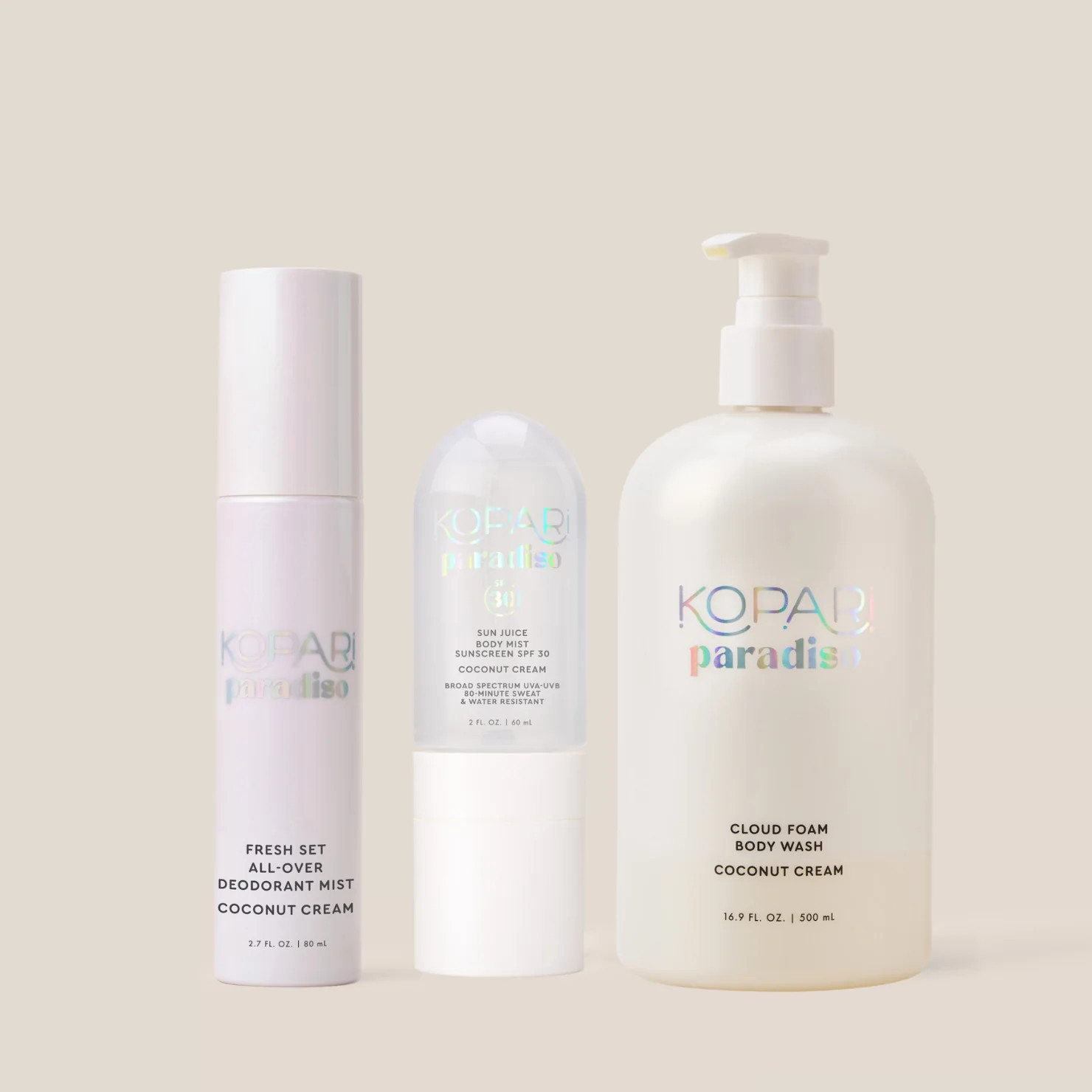 Paradiso Body Care Routine Coconut Cream | Kopari Beauty