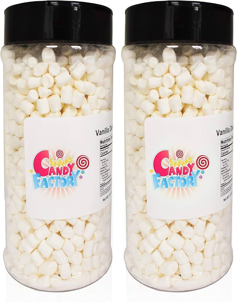 Sarah's Candy Factory Variety Dehydrated Marshmallow Bits, Vanilla Marshmallows in Jar, Assorted ... | Amazon (US)