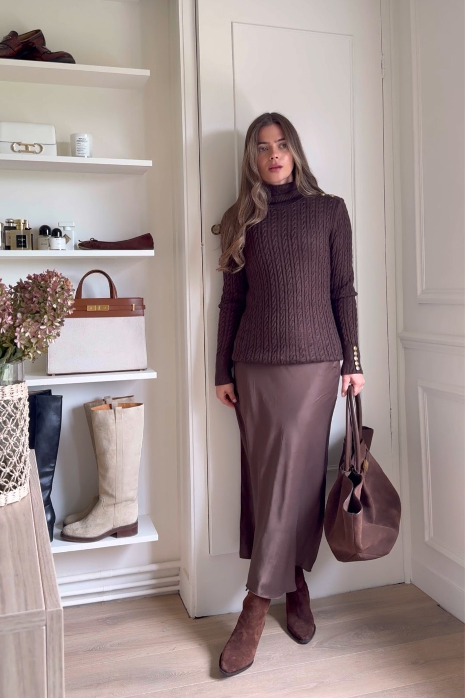 Styling a chocolate slip skirt 

#LTKuk #LTKautumn #LTKstyletip