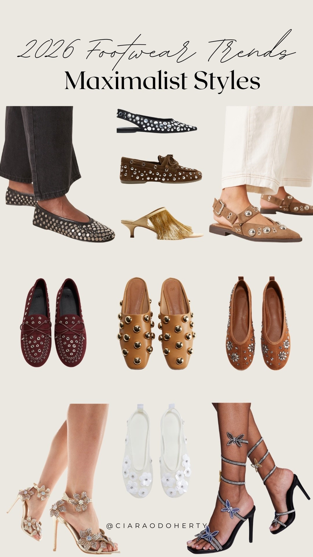 2026 Footwear Trends: Maximalist Styles

ASOS,  Zara, mango, h&m, azalea wang, embellished shoes, studded shoes, maximalist styles

#LTKeurope #LTKspring #LTKireland