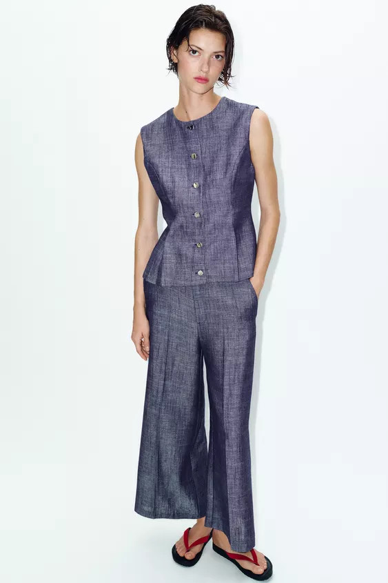 KNIT FLORAL SHORT SLEEVE JUMPER | Zara US