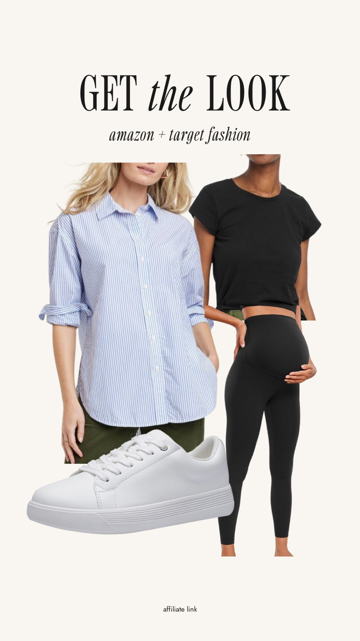 The good ole blue and white stripe button down is making a comeback! 