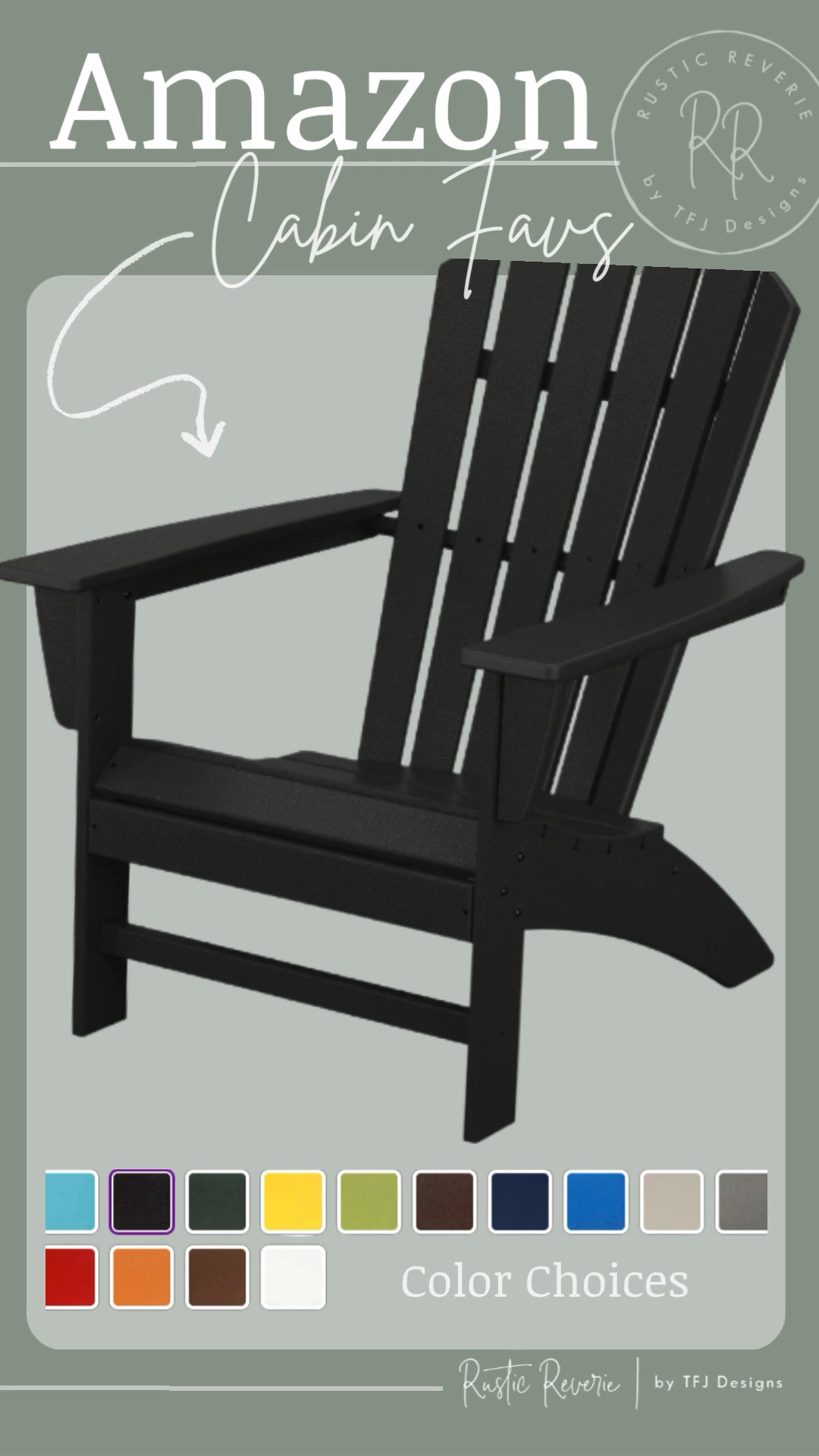 Sharing these Polywood Adirondack chairs that are so amazing for outdoor living! 🖤

amazon creator favorites wayfair backyard fire pit cabin rustic refined curated collected style spring summer porch patio 

#LTKOver40 #LTKHome #LTKSeasonal