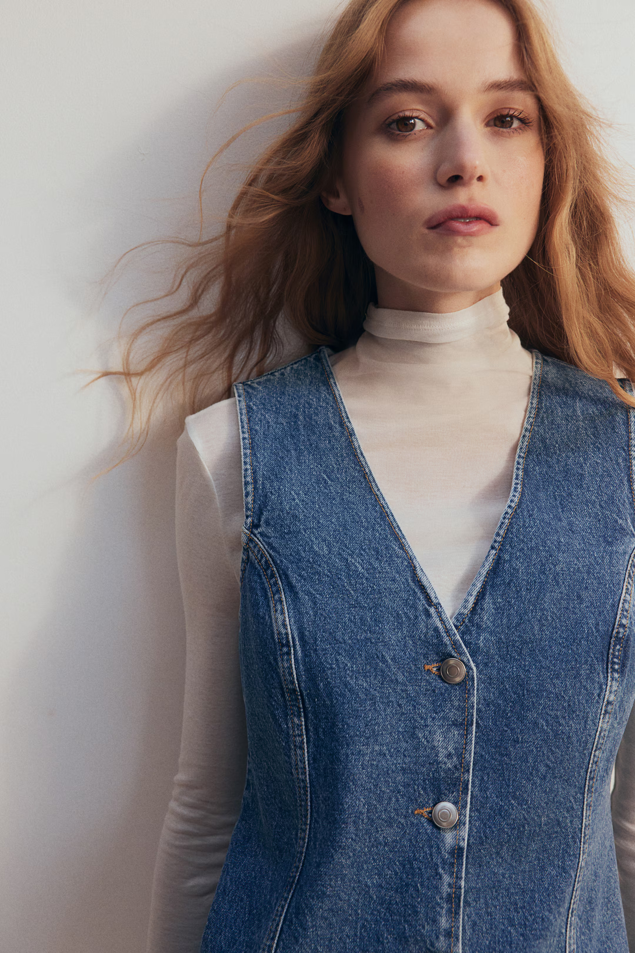 A-line denim dress - Light denim blue - Ladies | H&M US | H&M (US + CA)