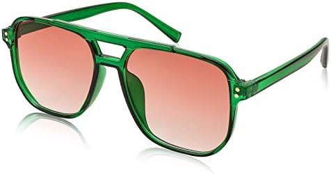 FEISEDY Retro Square Aviator Sunglasses Women Men 70s Vintage Trendy Plastic Frame Sun Glasses B2... | Amazon (US)