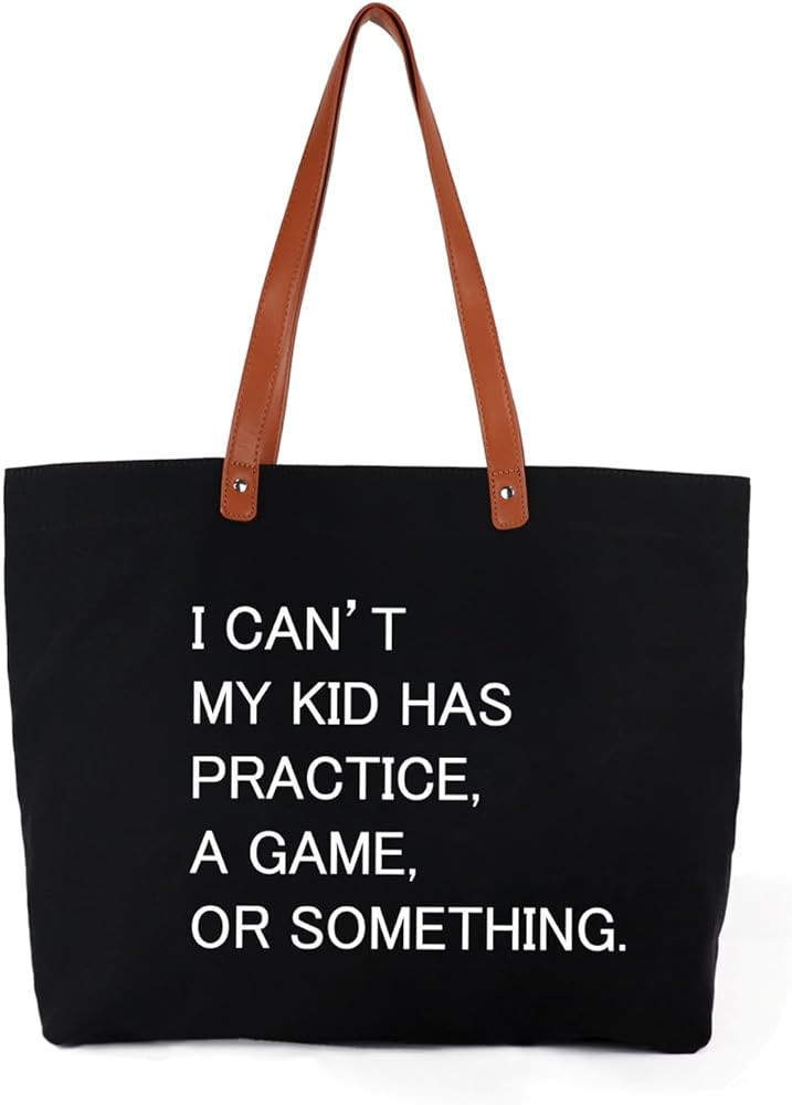 Lamyba New Mom Gifts, Mama Bag Tote with Makeup Bag, Cool Gifts for Mom to be/Expecting Mom/Pregn... | Amazon (US)