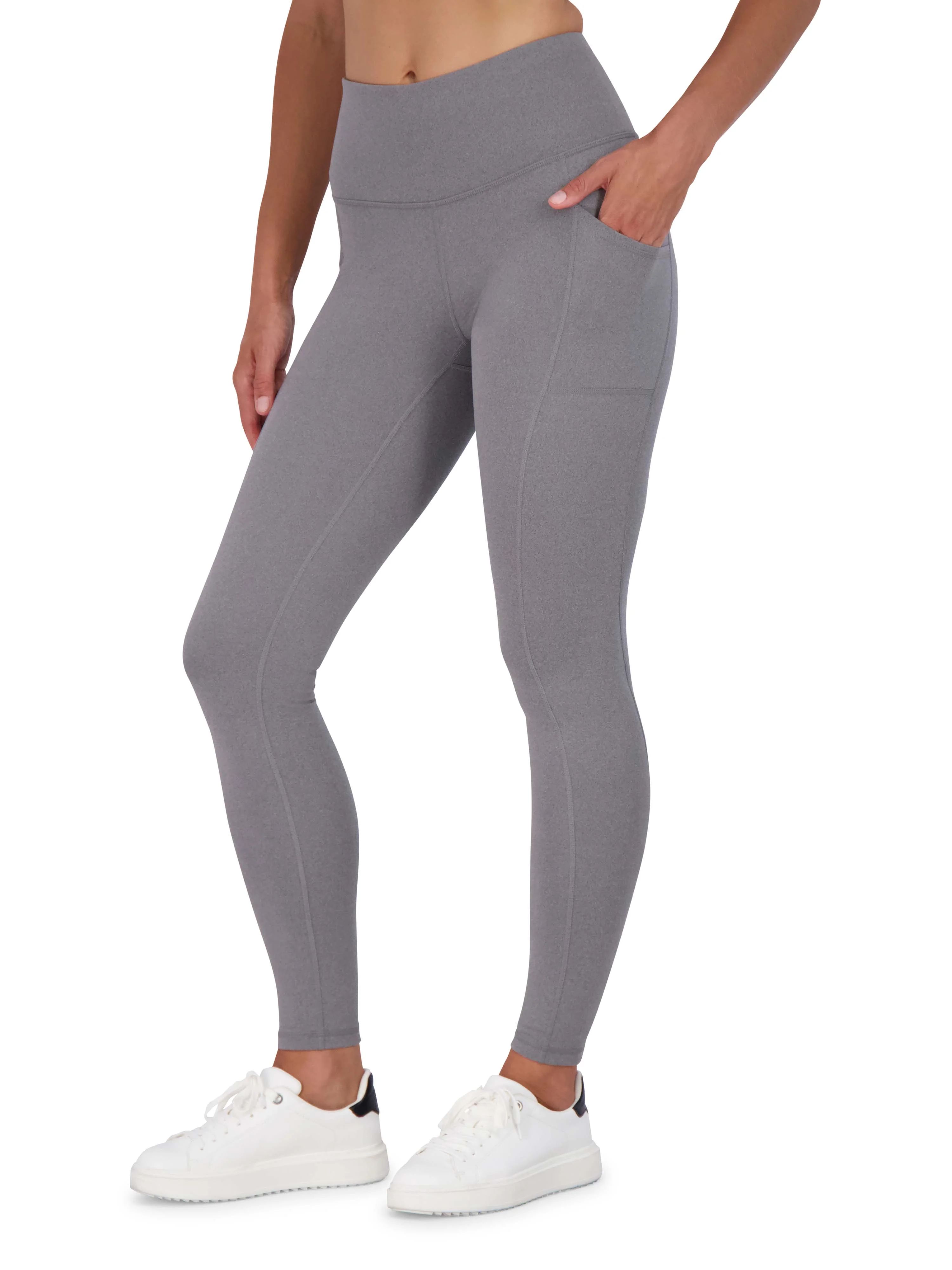 Reebok Women's Everyday High-Waisted Active Leggings with Pockets, 28" Inseam | Walmart (US)