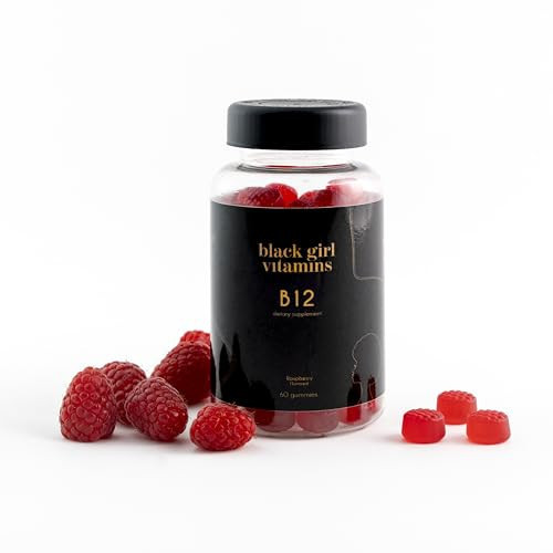 Black Girl Vitamins - Vitamin B12 Gummies, for Energy, Metabolism & Nervous System Support, 1000 mcg Cyancobalamin B12 per Serving, Halal & Gluten-Free - 60ct | Amazon (US)