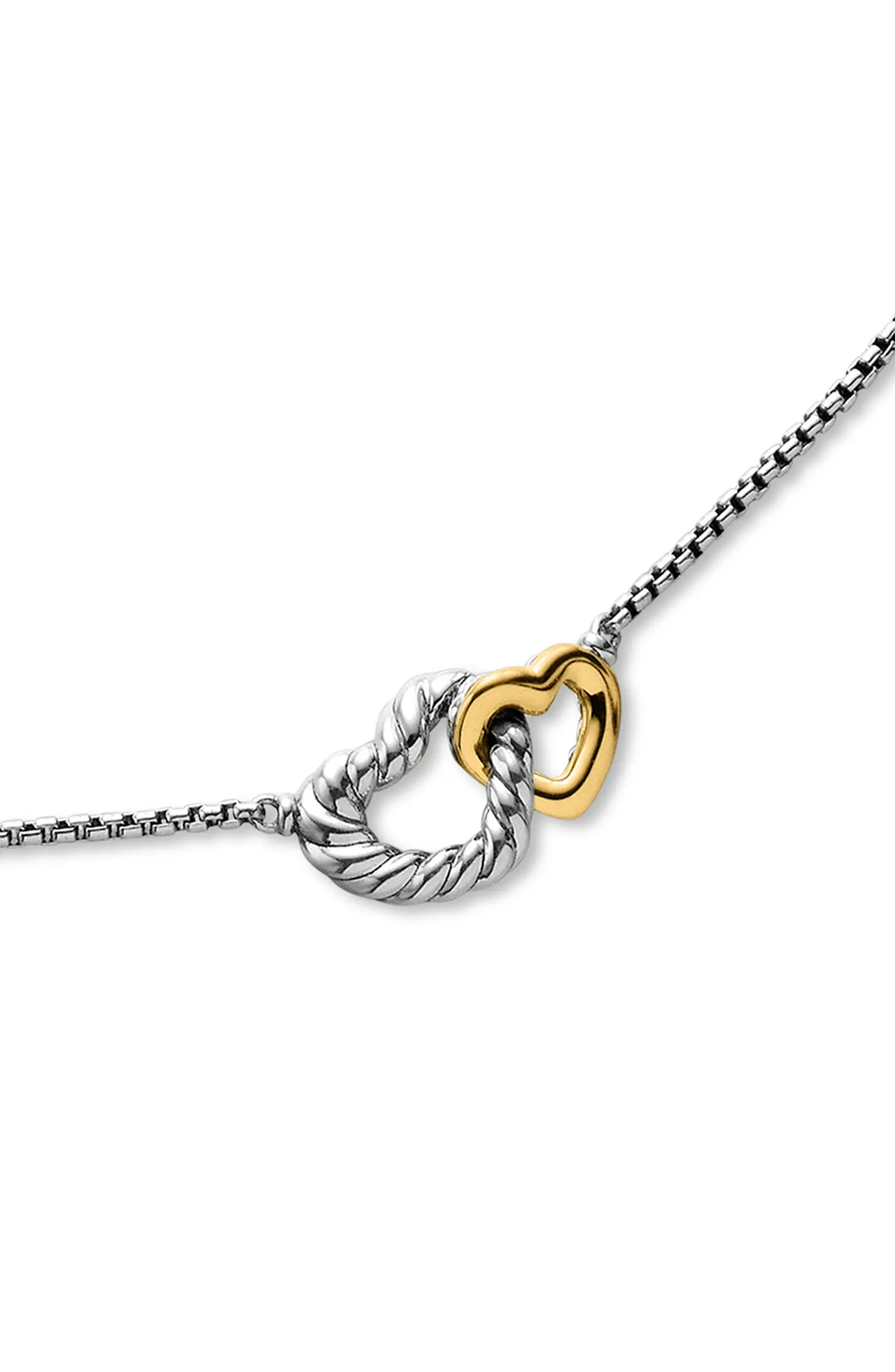 Cable Collectibles® Interlocking Heart Necklace | Nordstrom