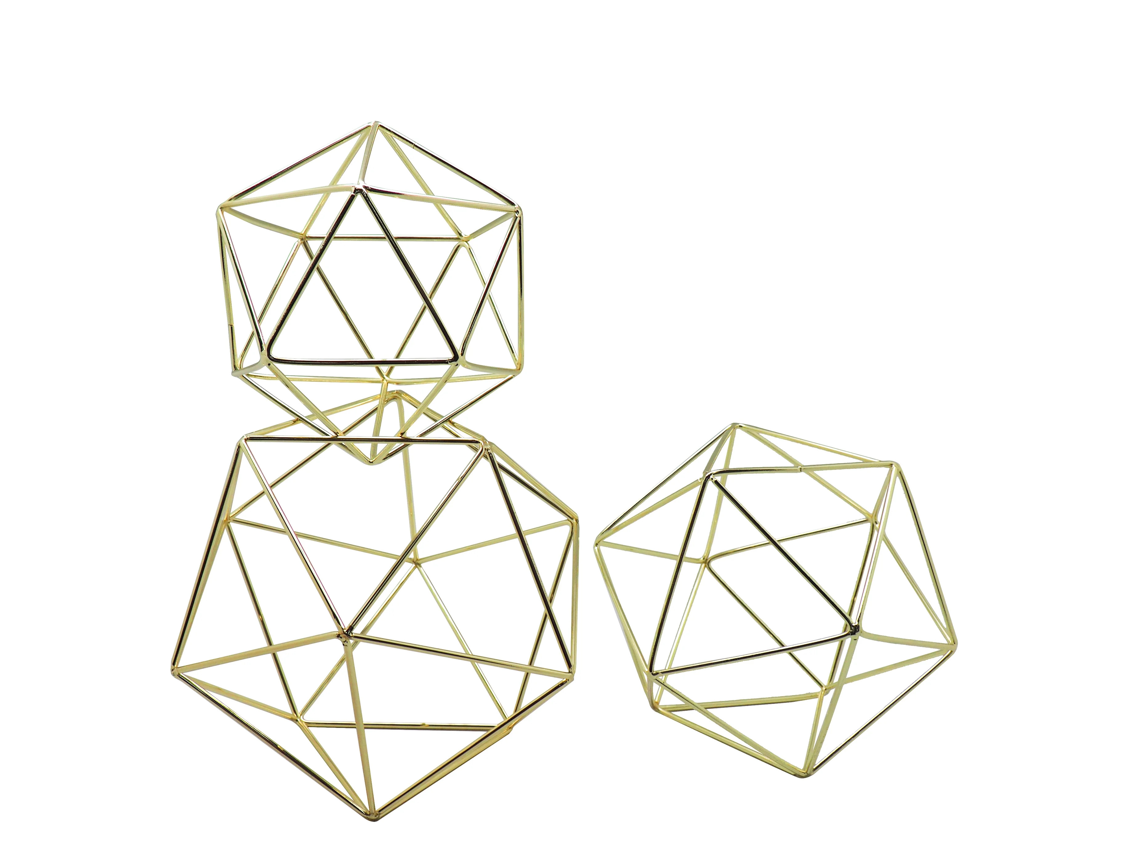 DIY Wedding Koyal Wholesale Geometric Decor Shapes, Set of 3 Assorted Sizes for Table Centerpiece... | Walmart (US)