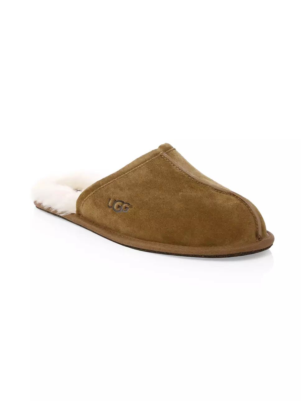 Scuff Shearling-Lined Mule Slippers | Saks Fifth Avenue