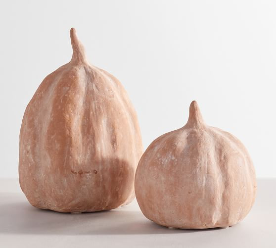 Handcrafted Terracotta Pumpkins | Pottery Barn (US)