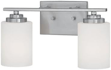 Millennium 3182-SN Two Light Vanity, Pwt, Nckl, B/S, Slvr | Amazon (US)