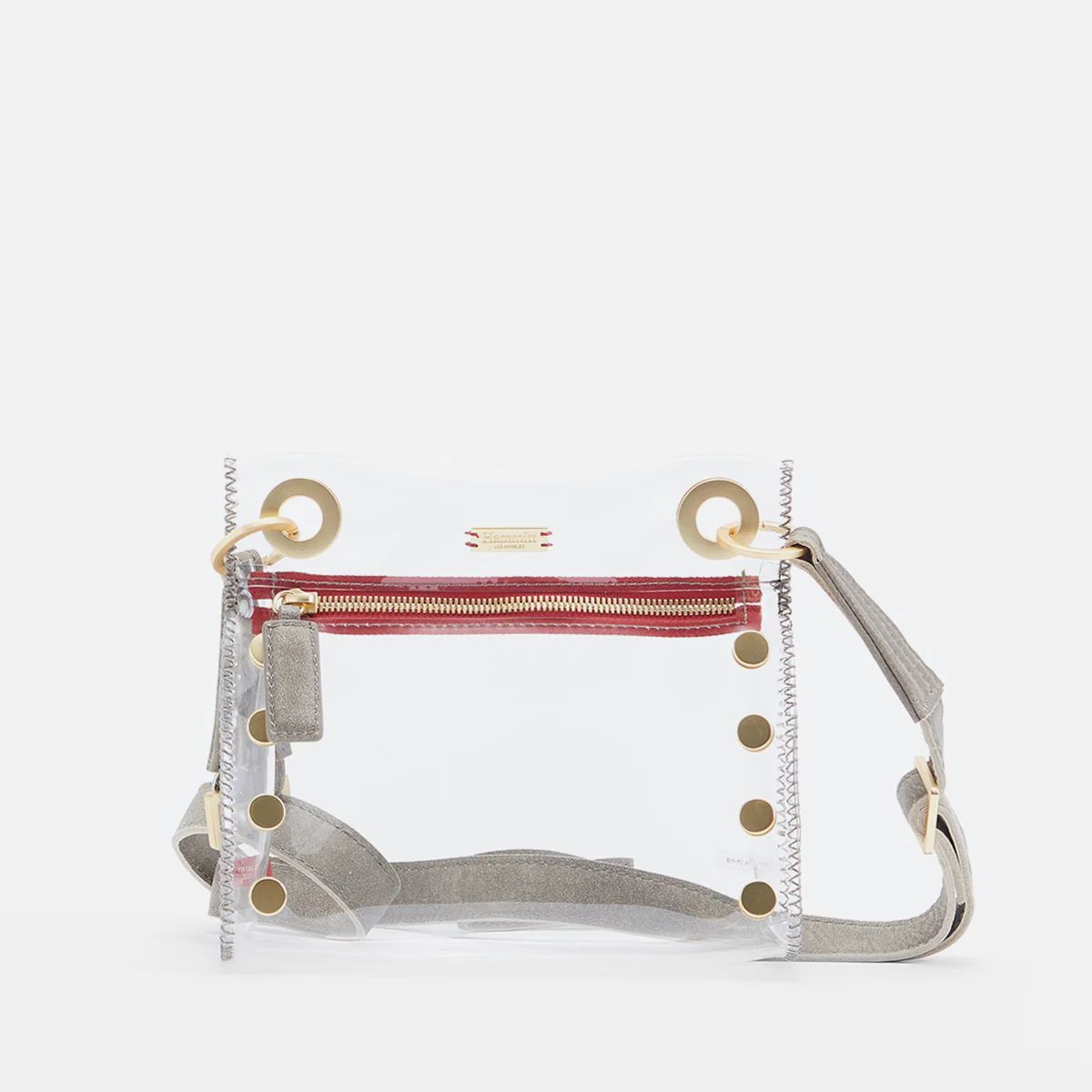 Tony | Clear Pew/Brushed Gold Red Zip | Sml | Hammitt (US)