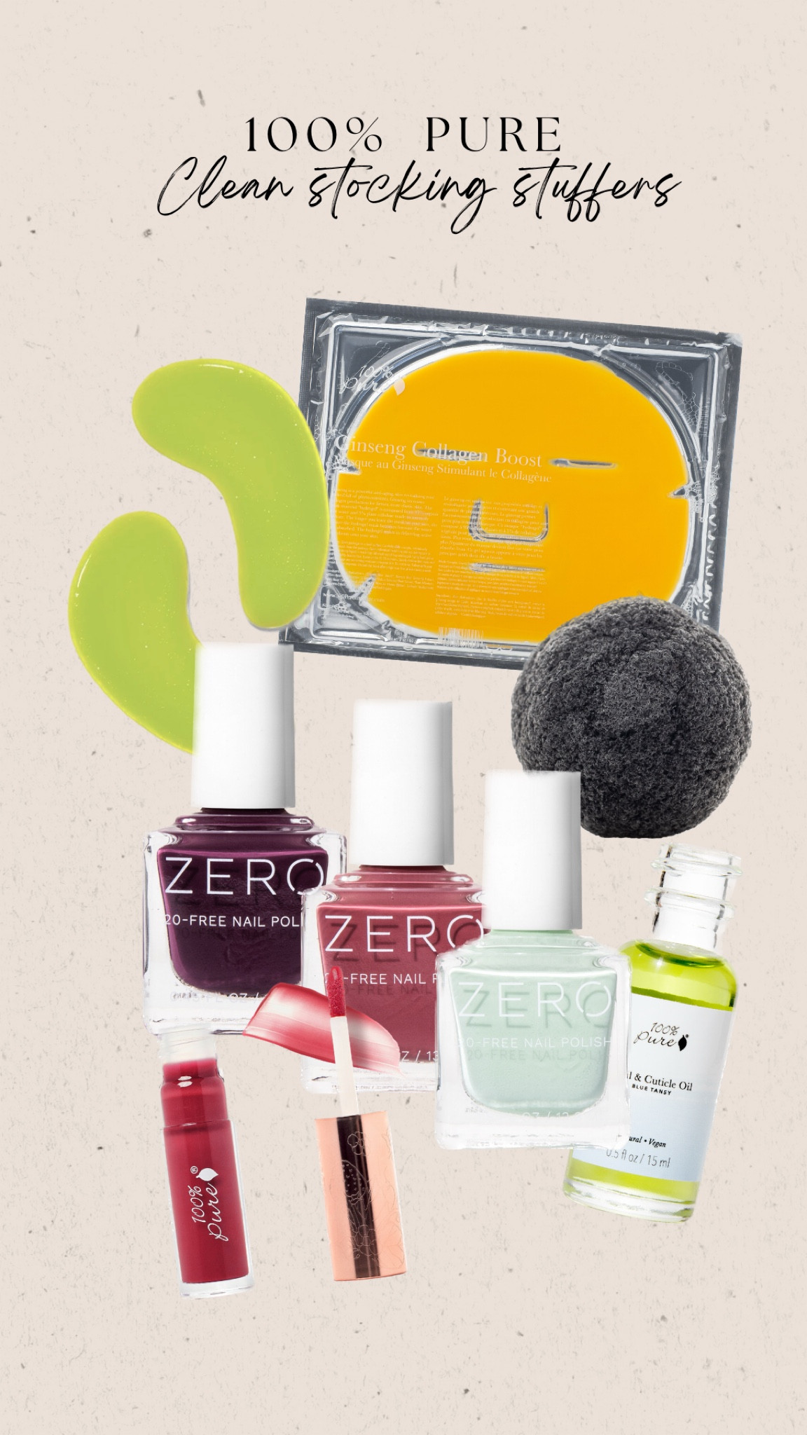 Clean beauty stocking stuffers from 100% pure! I absolutely love the eye and the face mask. I love gifting them to friends & family 🥰 also obsessed with Konjac sponges! 

#LTKbeauty #LTKGiftGuide #LTKHoliday