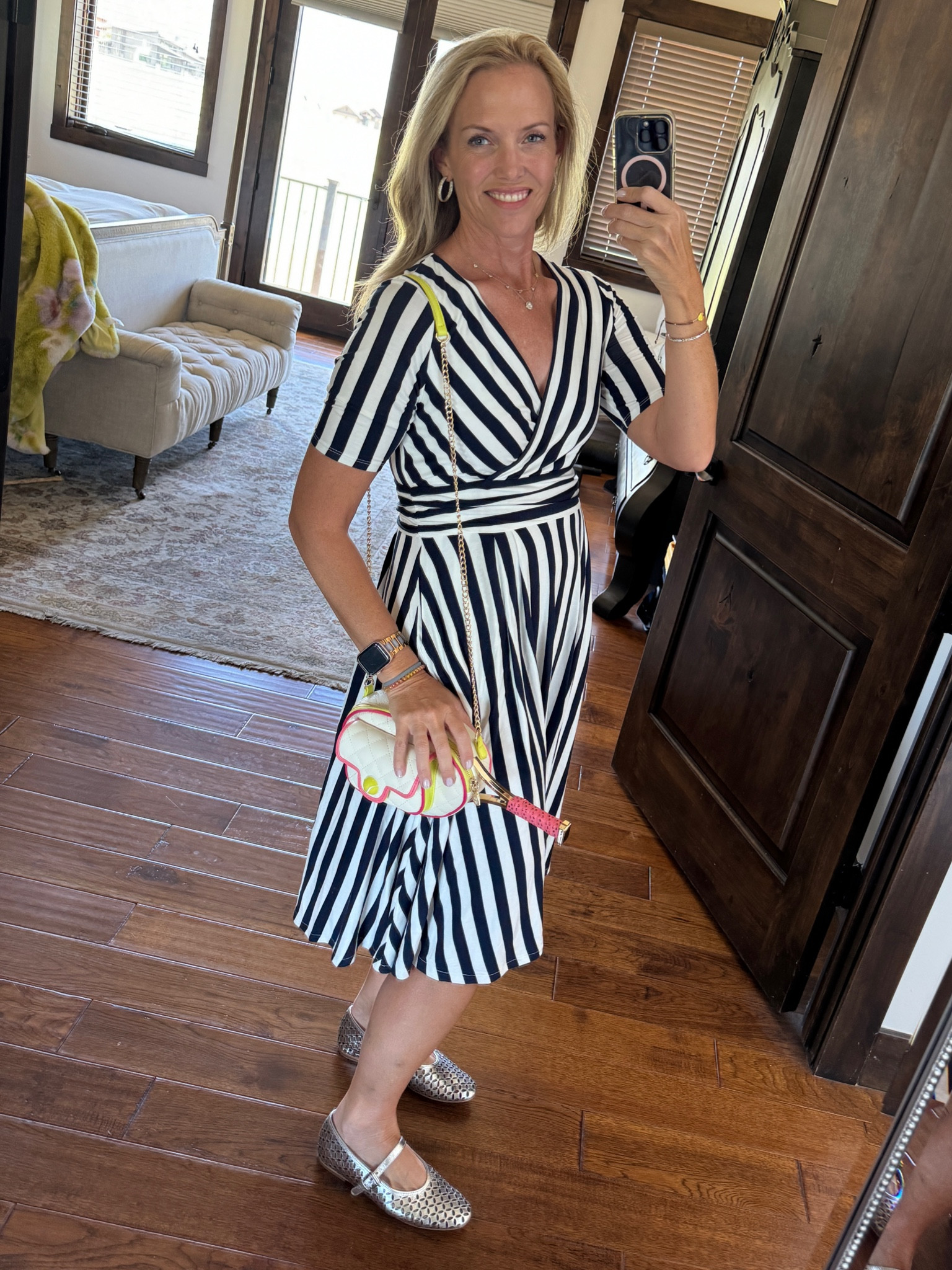I love the drape of this dress and feel like the stripes fall perfectly. This will be a great dress to take in my trip to London. It is comfortable and does not wrinkle. 

#LTKTravel #LTKOver40 #LTKMidsize