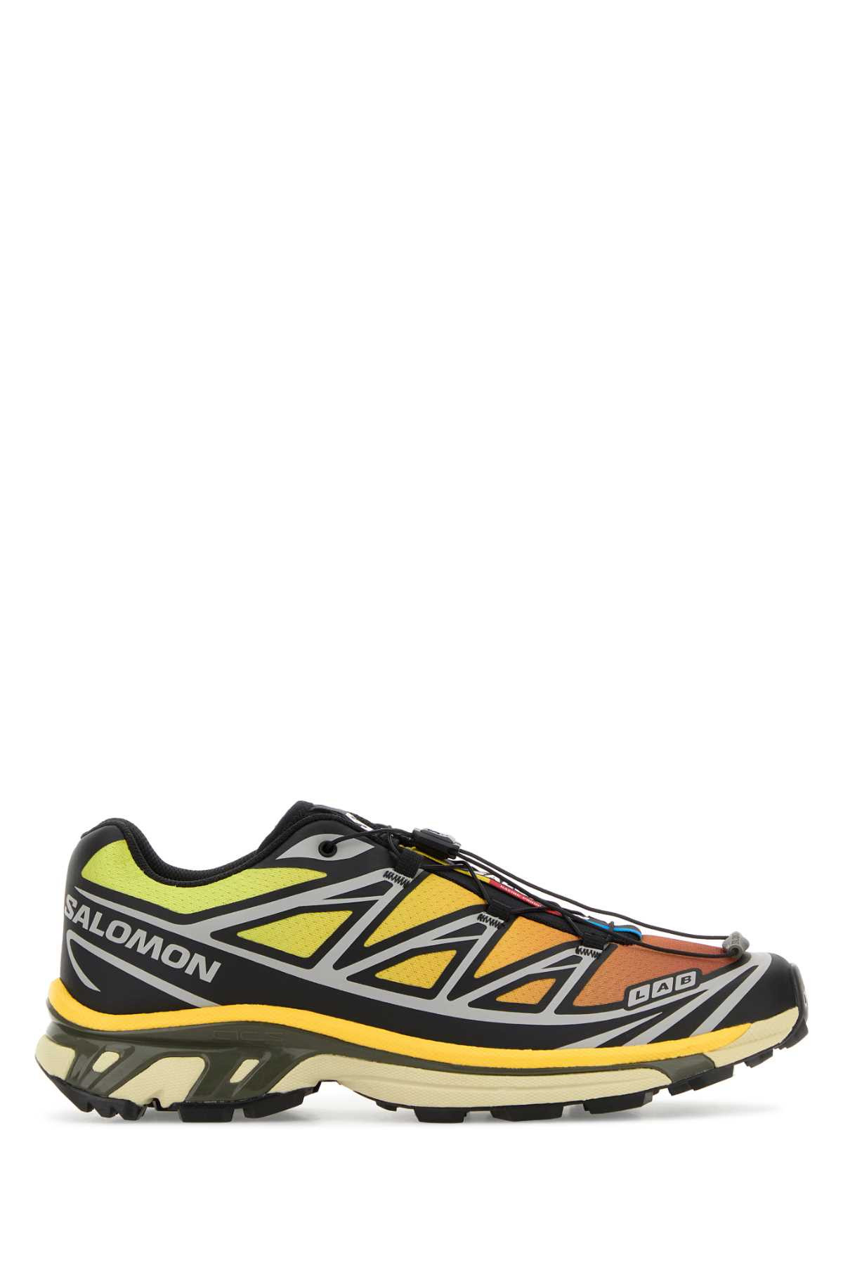 Salomon Multicolor Fabric And Rubber Xt-6 Sneakers Black/grape Leaf/beach Ball - Unisex | Italist.com US