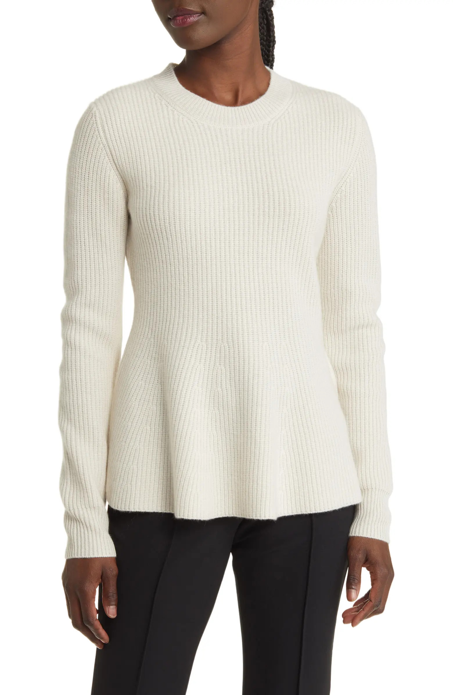 Peplum Cashmere Sweater | Nordstrom