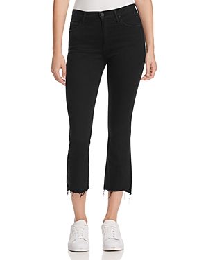 Mother Insider Crop Step Fray Jeans in Not Guilty | Bloomingdale's (US)