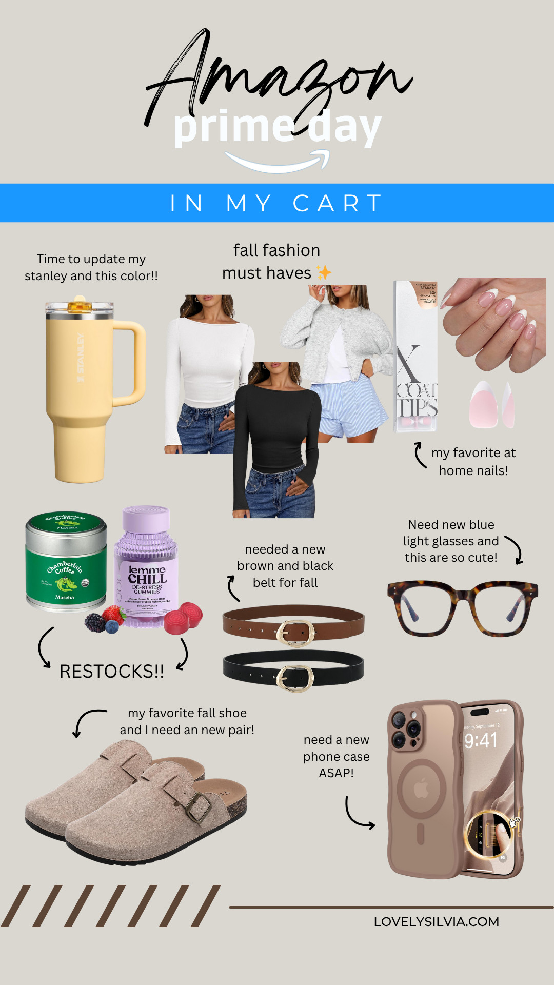 Amazon Prime Big Deal Days in my cart!

Lots of fall fashion, some beauty restocks, my favorite matcha, and a new stanley!

amazon prime, amazon finds, amazon fashion, amazon deals, amazon prime day finds 

 #LTKSaleAlert #LTKFindsUnder50 #LTKStyleTip