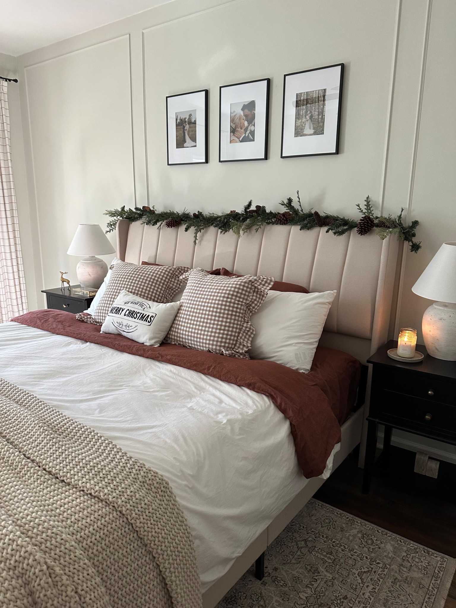 Cozy Christmas bedroom! I never decorate our bedroom for Christmas but I’m so glad I decided to this year! 

#LTKHoliday #LTKHome
