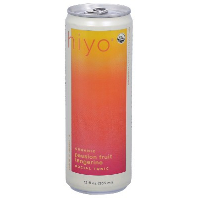 Hiyo Social Tonic, Passion Fruit Tangerine Organic - Case of 12- 12 fl oz | Target