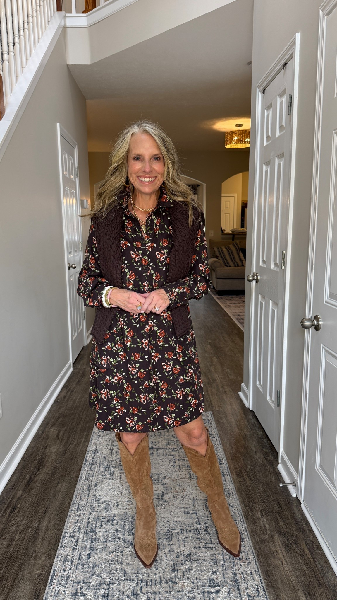 Cutest Thanksgiving look. Casual/dressy and so easy to change out sweater colors. Wearing XS

#LTKOver40 #LTKStyleTip #LTKCyberWeek