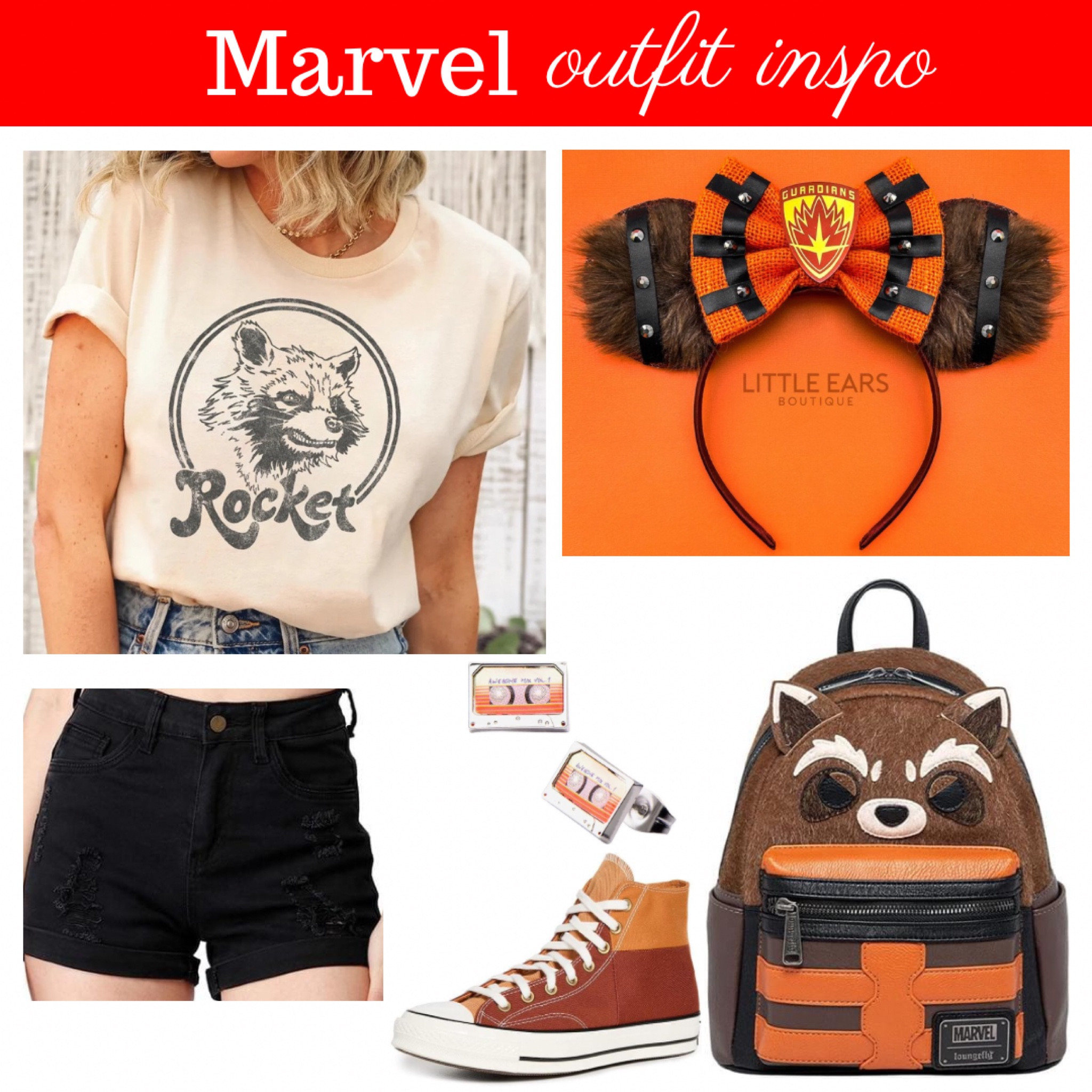 Rocket Raccoon outfit perfect for a day at the Disney Parks 

#disneyworldoutfit
#disney #marvel #marveloutfit #rocketraccoon #guardiansofthegalaxy

#LTKfamily #LTKunder50 #LTKstyletip