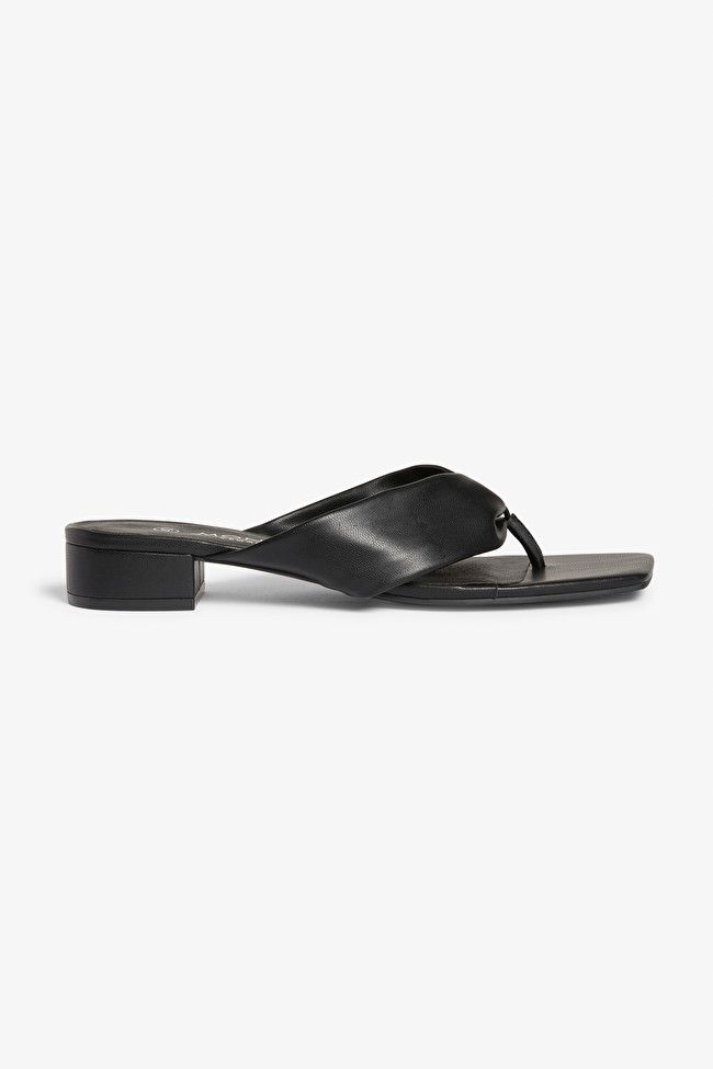 Toe-post heel sandals | Monki