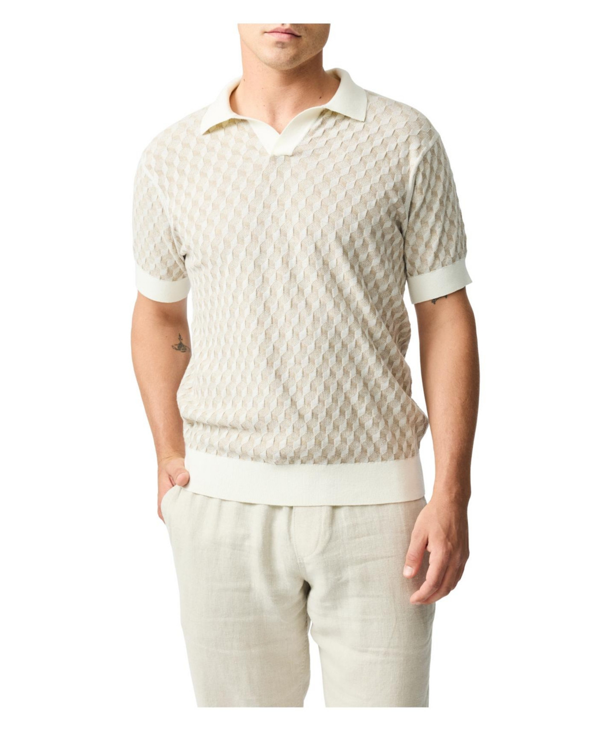Rodd Gunn Men's Galdfield Knit - Cream natural | Macy's